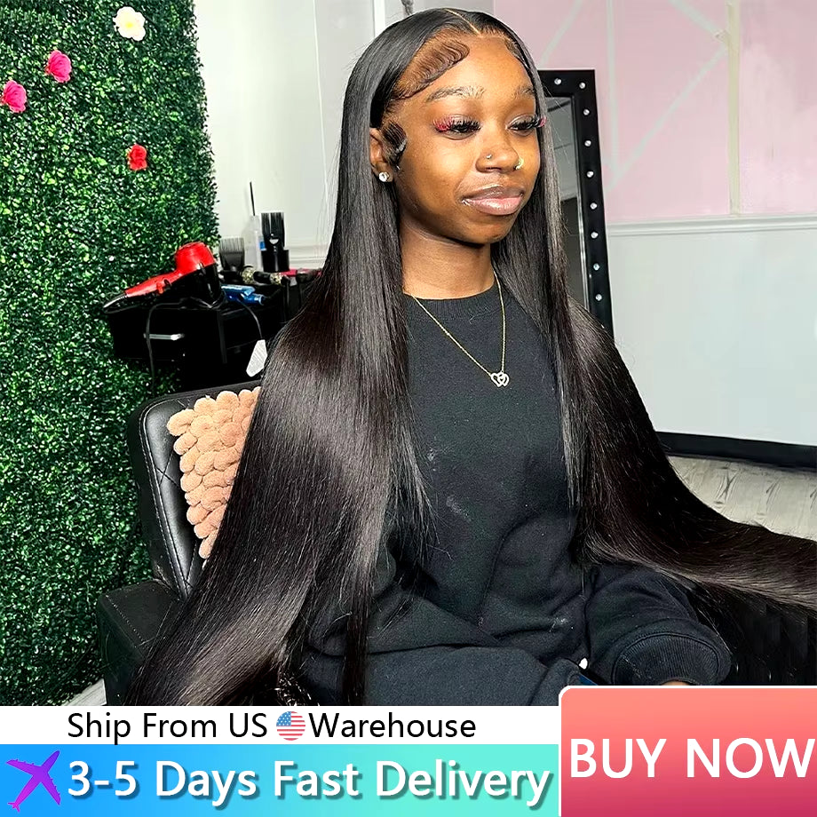 13X4 Bone Straight Lace Front Wig 30 40 Inch Lace Front Human Hair Wigs for Women 13X6 Brazilian Hair Wigs 360 Lace Frontal Wig