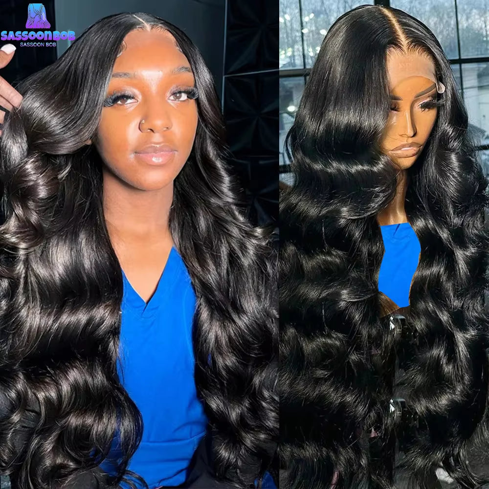 Body Wave 13X4 13X6 360 Hd Transparent Lace Front Wigs Human Hair Wig Brazilian 30 40 Inch Body Wave Lace Frontal Wig for Women