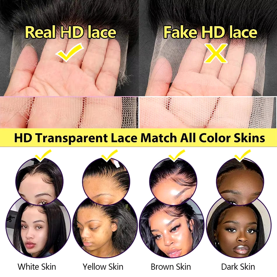 Body Wave 13X4 13X6 360 Hd Transparent Lace Front Wigs Human Hair Wig Brazilian 30 40 Inch Body Wave Lace Frontal Wig for Women