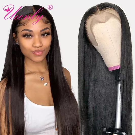 200 Density 13X4 13X6 HD Lace Frontal Human Hair Wigs Straight 360 Lace Frontal Wig Preplucked 5X5 Closure Lace Wig Remy Hair