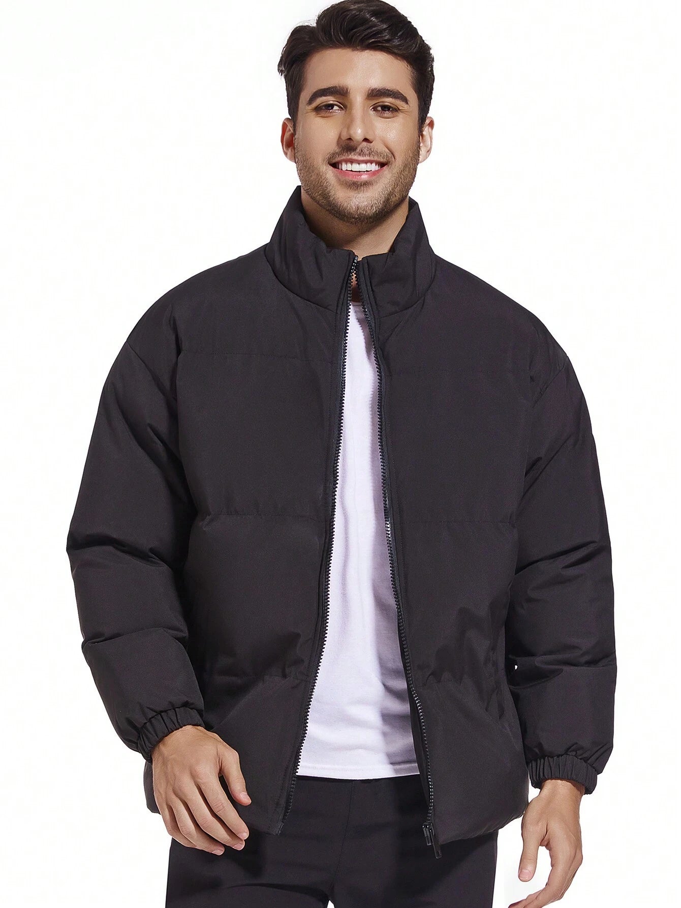 Manteau Garçon Poches Incliné Matelassé