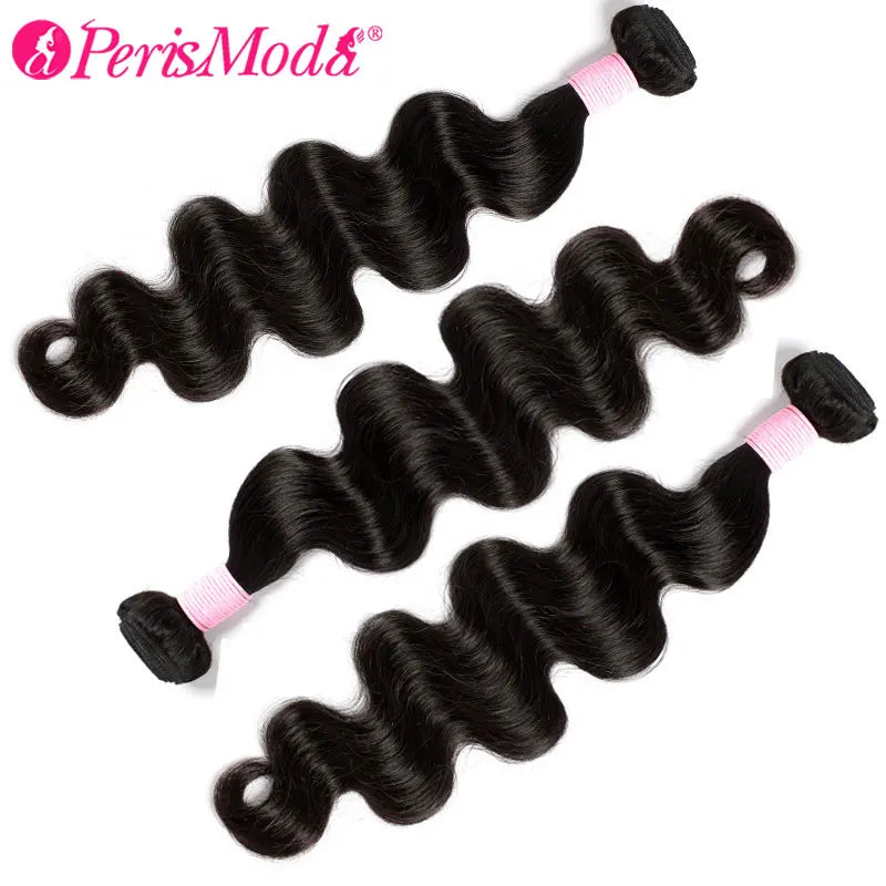 Bundles de Cheveux Vierge Brésilien Boucle Corporelle 30 Pouces - Noir Naturel (3/4)