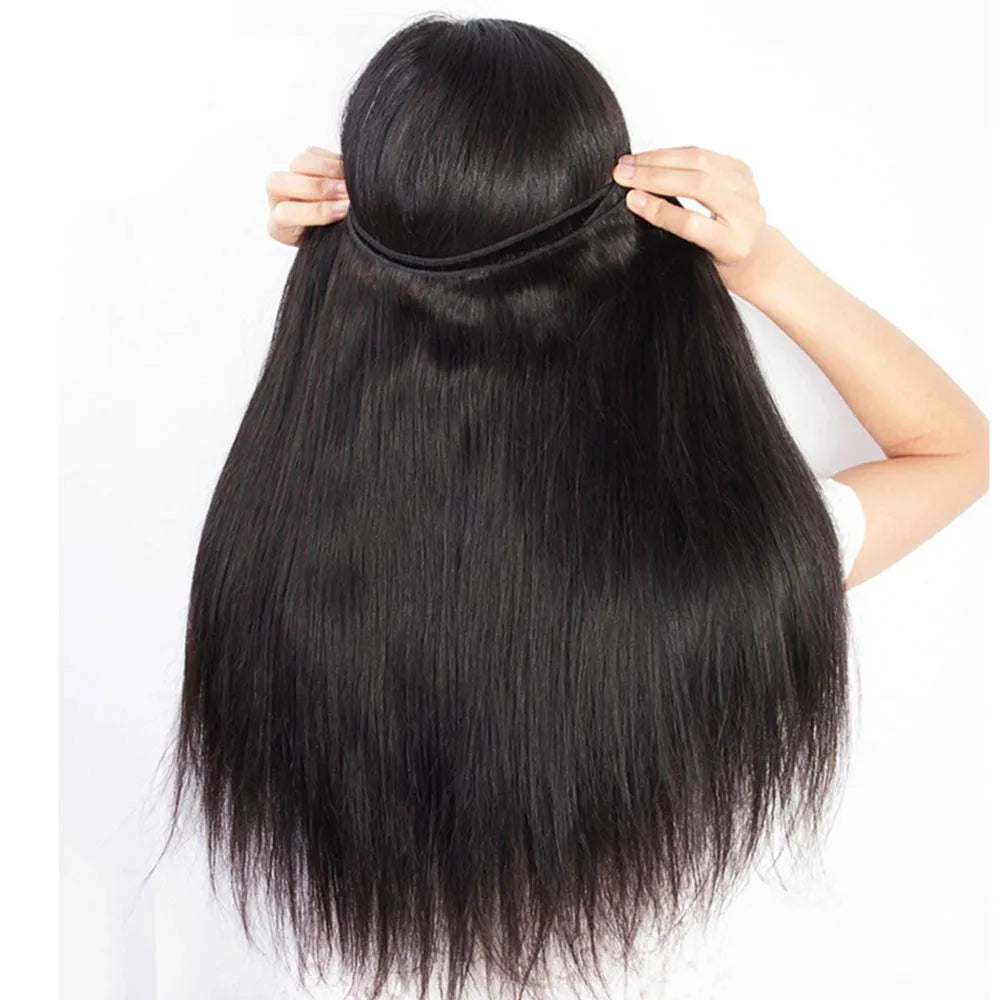 Extensions de Cheveux Lisses Brésiliens Naturels - 100% Cheveux Humains